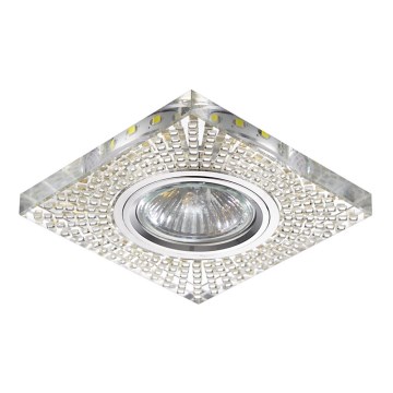 LUXERA 71072 - Recessed light ELEGANT 1xGU10/50W/230V + LED STRIPE