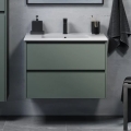 LYKE 80 cm Green Bathroom Vanity with Basin