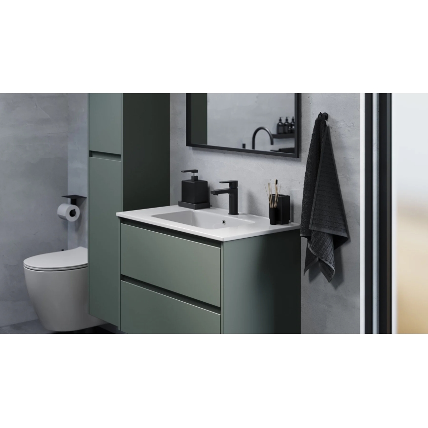 LYKE 80 cm Green Bathroom Vanity with Basin