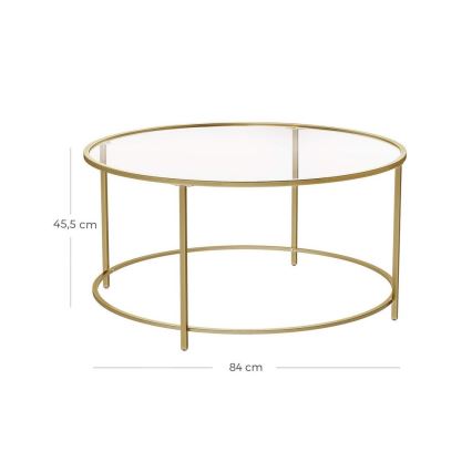 LYRA Gold Coffee Table