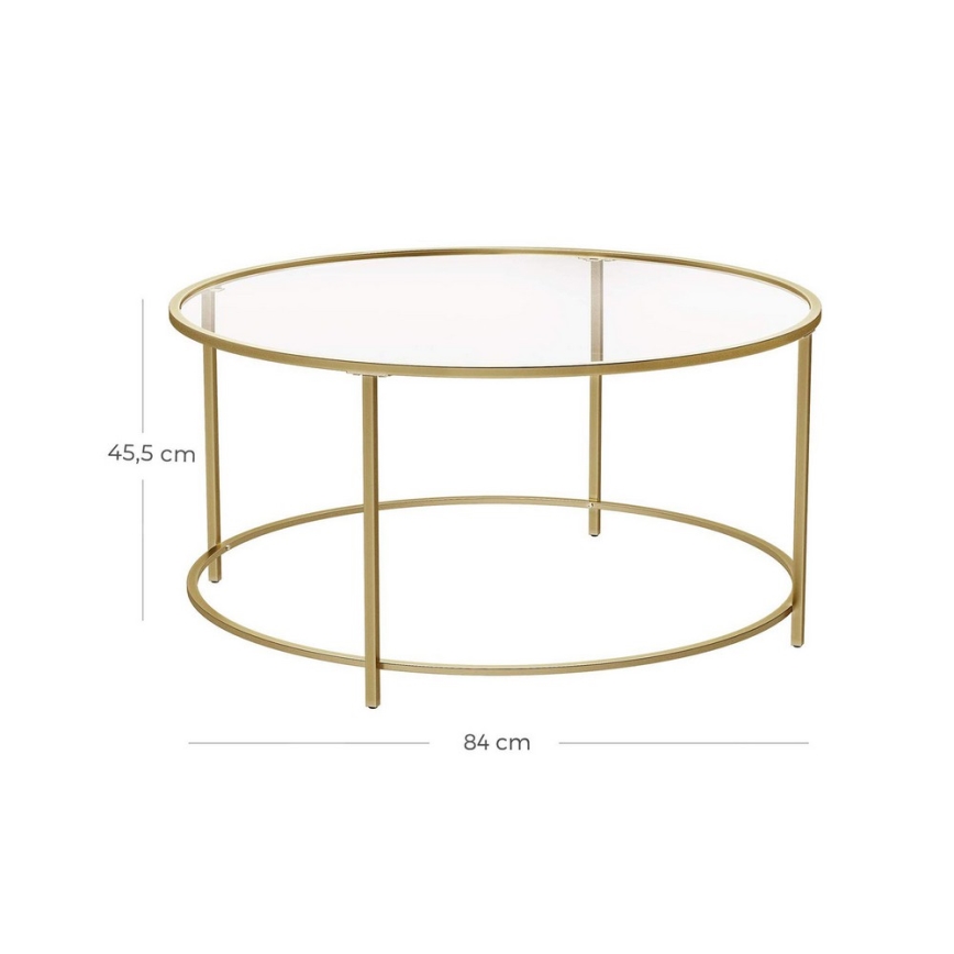LYRA Gold Coffee Table