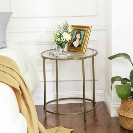 LYRA Gold Side Table