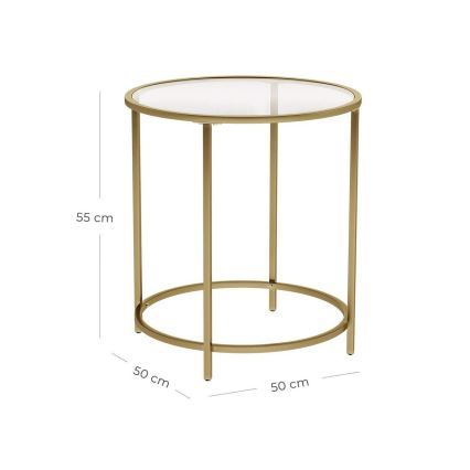LYRA Gold Side Table
