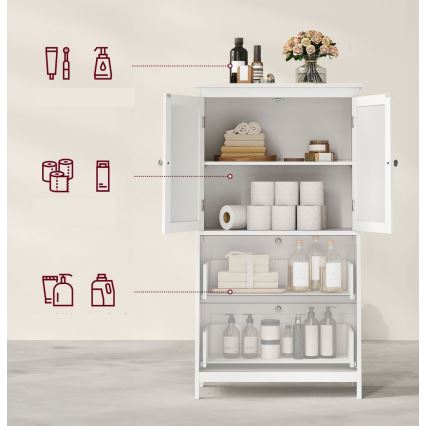 MADAM White Chest of Drawers