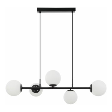MADDIE Pendant Light 5xE14/5W/230V Black