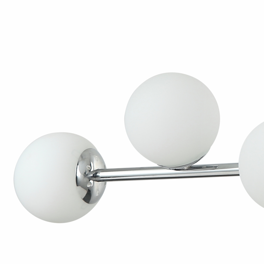 MADDIE Pendant Light 5xE14/5W/230V Glossy Chrome