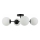 MADDIE Semi-Flush Ceiling Light 4xE14/5W/230V Black