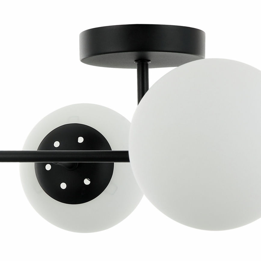 MADDIE Semi-Flush Ceiling Light 4xE14/5W/230V Black