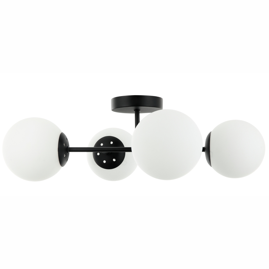 MADDIE Semi-Flush Ceiling Light 4xE14/5W/230V Black