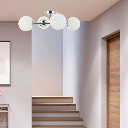 MADDIE Surface-Mounted Light 4xE14/5W/230V Glossy Chrome
