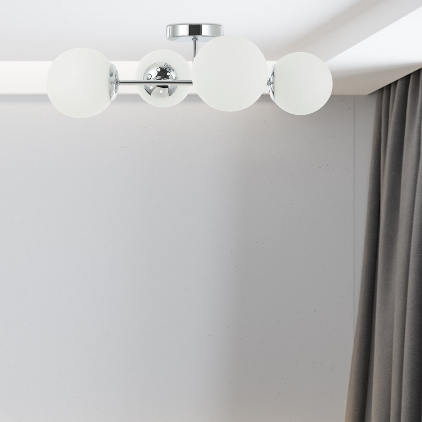 MADDIE Surface-Mounted Light 4xE14/5W/230V Glossy Chrome