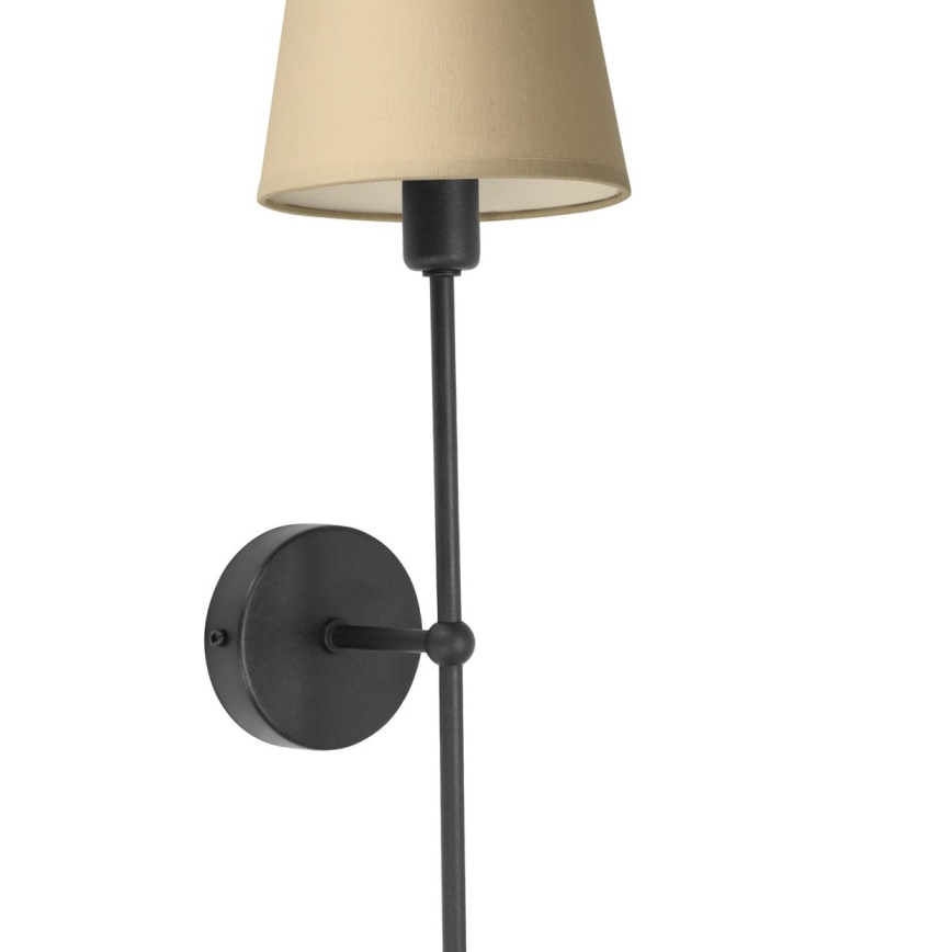 MADELA Wall Lamp 1x E14/40W/230V Beige/Black