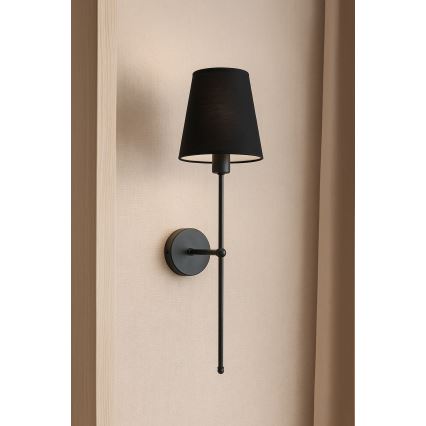 MADELA Wall Lamp 1x E14/40W/230V, Black