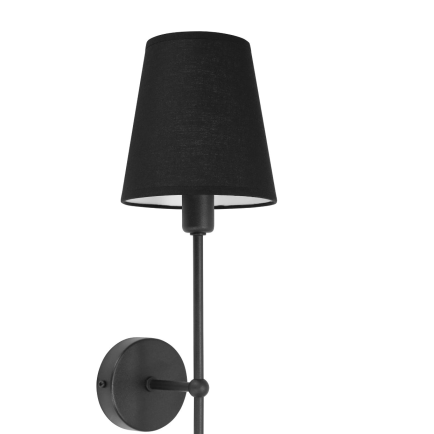 MADELA Wall Lamp 1x E14/40W/230V, Black