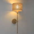 MADELA Wall Lamp 1xE14/40W/230V jute/beige