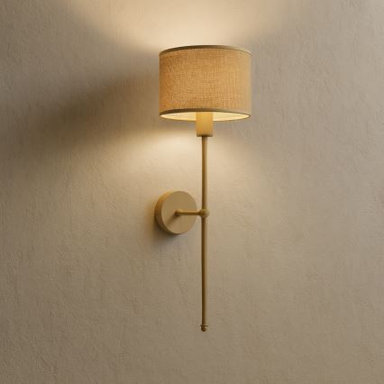 MADELA Wall Lamp 1xE14/40W/230V jute/beige