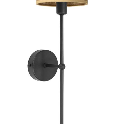 MADELA Wall Lamp 1xE14/40W/230V Jute/Black