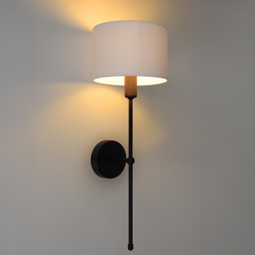 MADELA Wall Lamp 1xE14/40W/230V White/Black