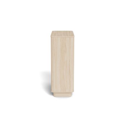 MADERA 90x107 cm Chest of Drawers – White Oak