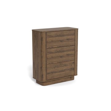 MADERA 90x107 cm Oak Chest of Drawers