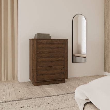 MADERA 90x107 cm Oak Chest of Drawers