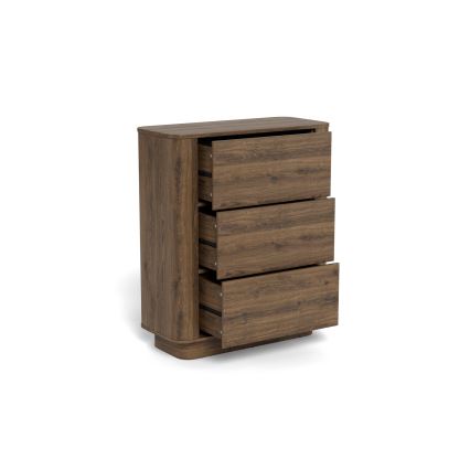 MADERA 90x107 cm Oak Chest of Drawers