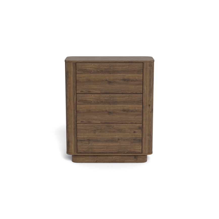 MADERA 90x107 cm Oak Chest of Drawers