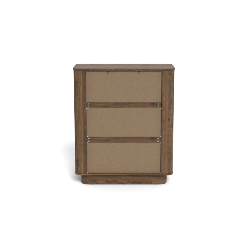 MADERA 90x107 cm Oak Chest of Drawers
