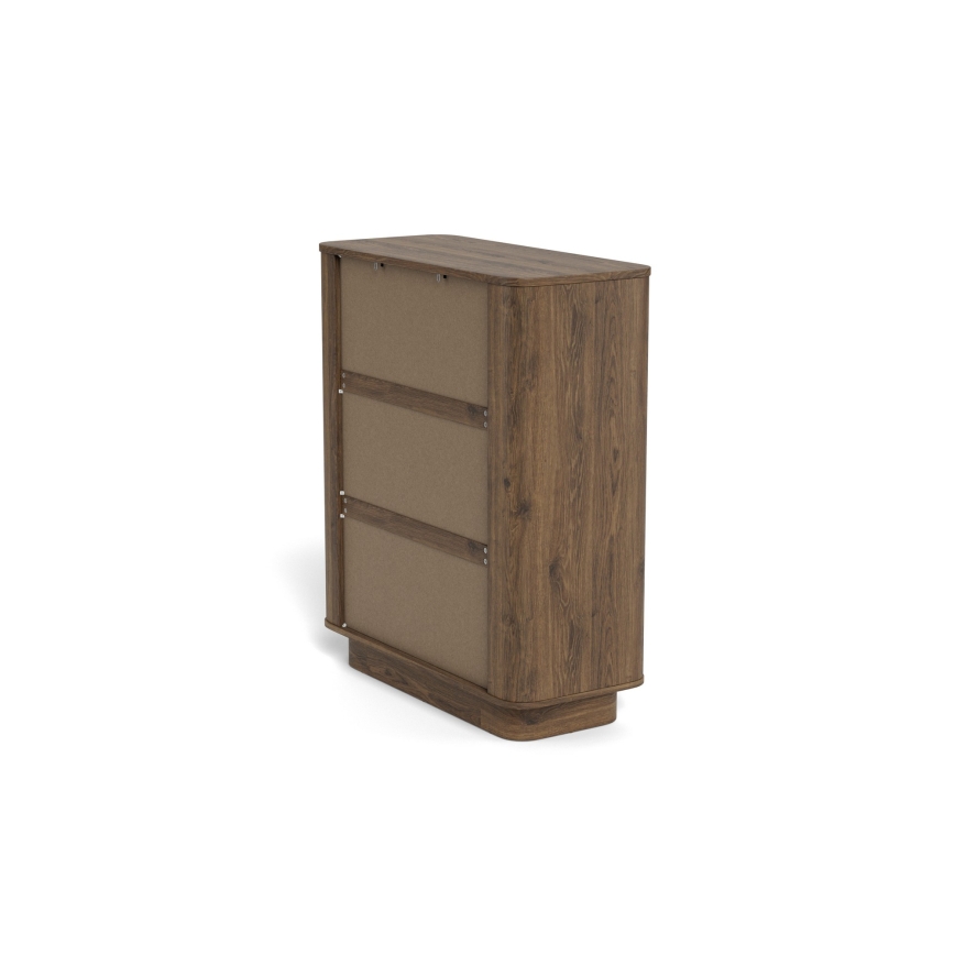 MADERA 90x107 cm Oak Chest of Drawers