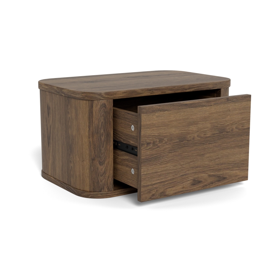 MADERA bedside table 46 x 30 cm, oak