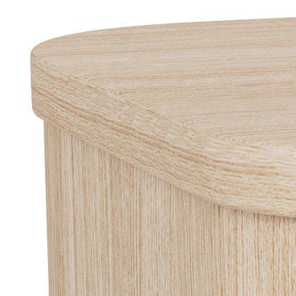 MADERA Bedside Table 46x30 cm, White Oak