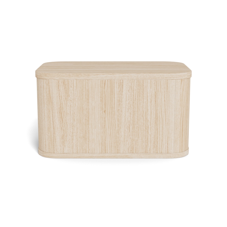 MADERA Bedside Table 46x30 cm, White Oak