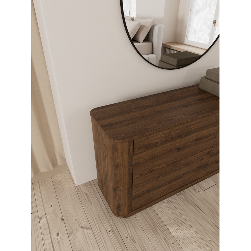 MADERA Chest of Drawers 160x75 cm, Oak