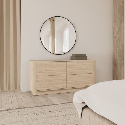 MADERA Chest of Drawers 160x75 cm White Oak