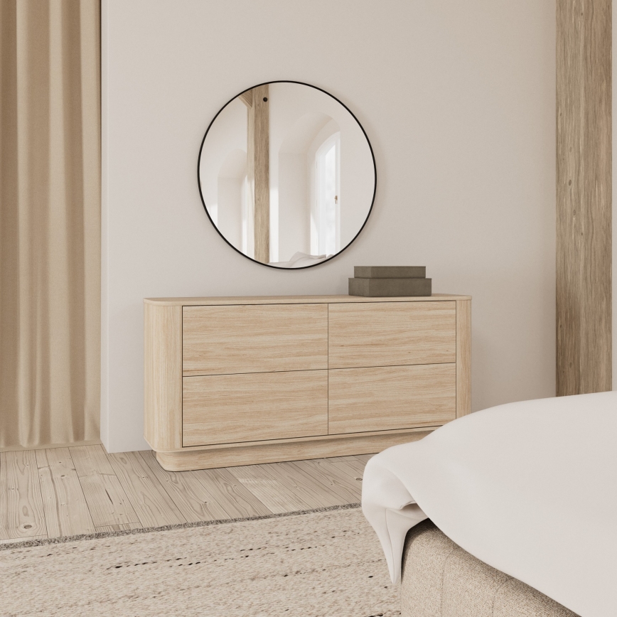 MADERA Chest of Drawers 160x75 cm White Oak