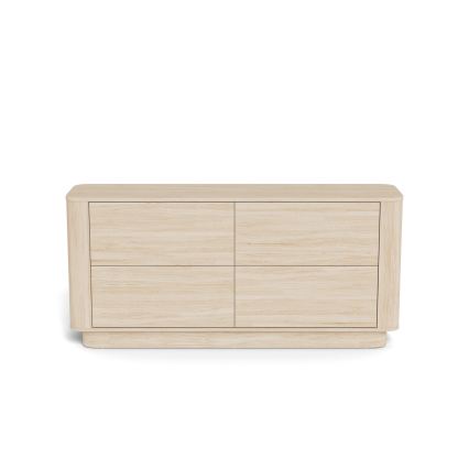 MADERA Chest of Drawers 160x75 cm White Oak