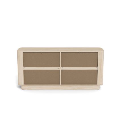MADERA Chest of Drawers 160x75 cm White Oak
