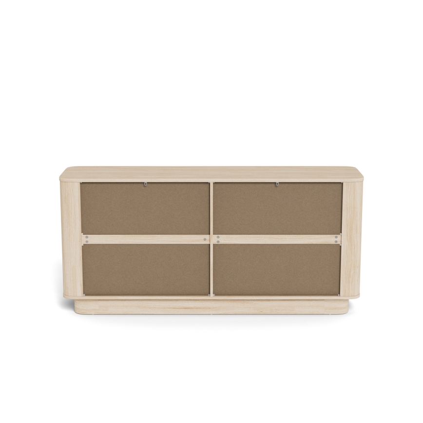 MADERA Chest of Drawers 160x75 cm White Oak