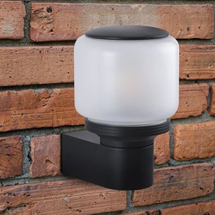 MADRID Outdoor Wall Lamp 1x E27/12W/230V IP44 Black