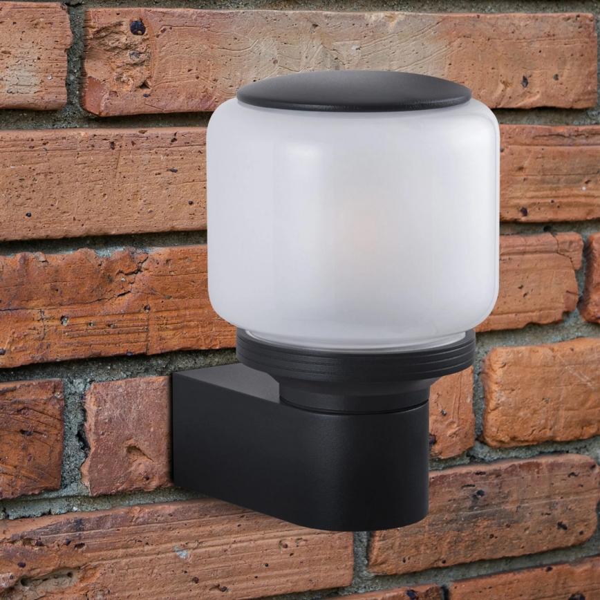 MADRID Outdoor Wall Lamp 1x E27/12W/230V IP44 Black