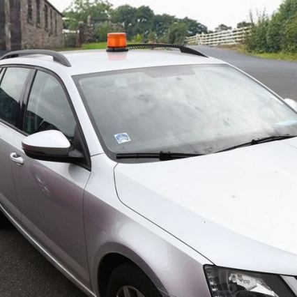 Magnetic LED Warning Beacon LED/20W/12-24V Orange