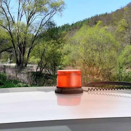 Magnetic LED Warning Beacon LED/20W/12-24V Orange