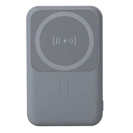 Magnetic Power Bank with wireless charging Power Delivery 10 000mAh/20W/3,7V grey