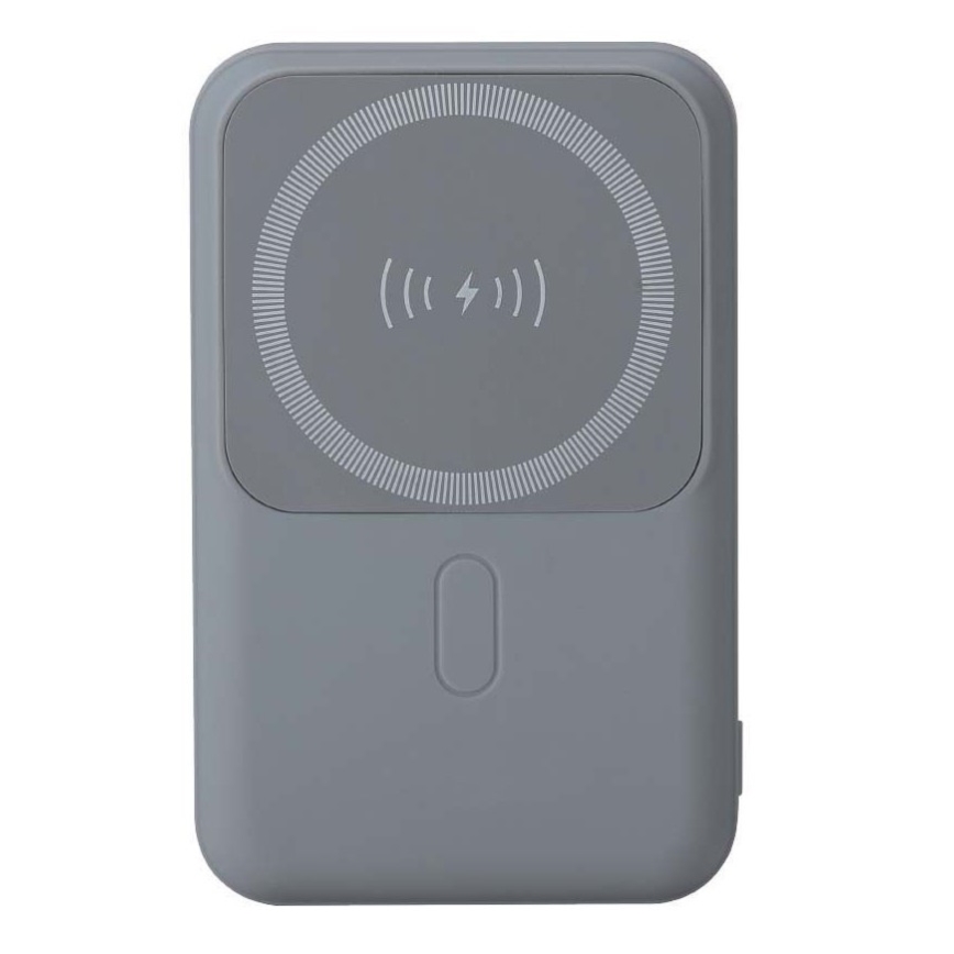 Magnetic Power Bank with wireless charging Power Delivery 10 000mAh/20W/3,7V grey