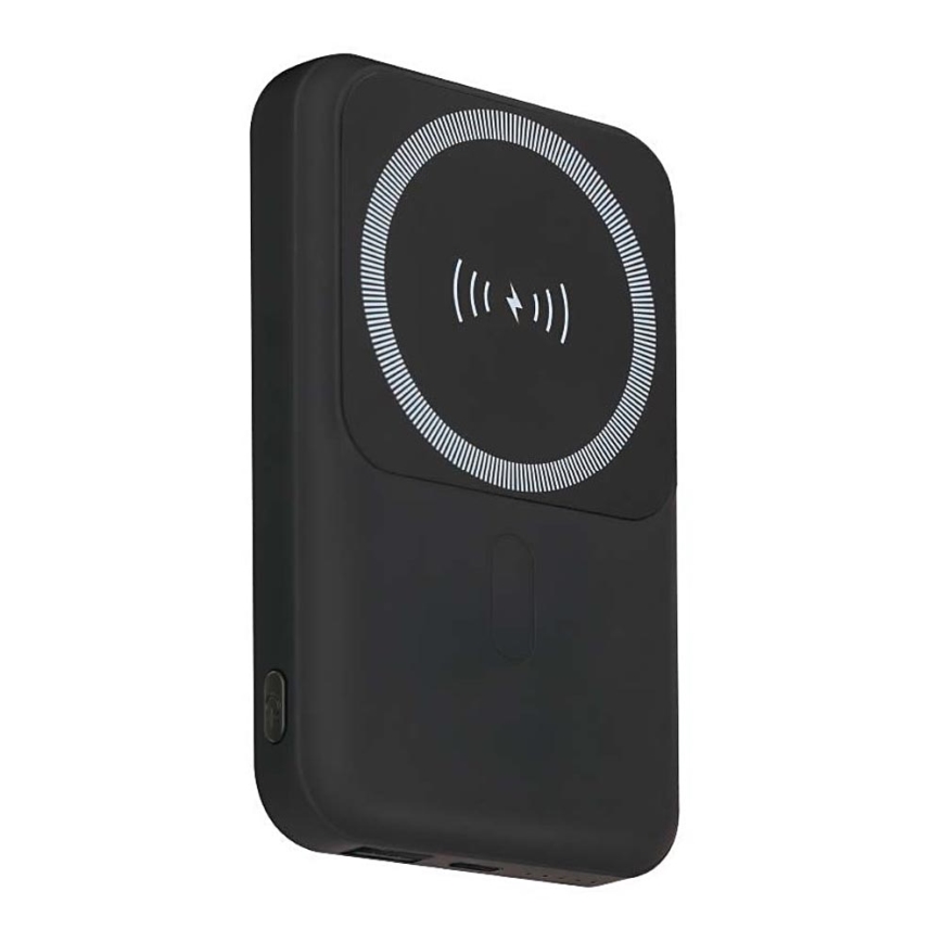 Magnetic Power Bank with wireless charging Power Delivery 10 000mAh/20W/3,7V black