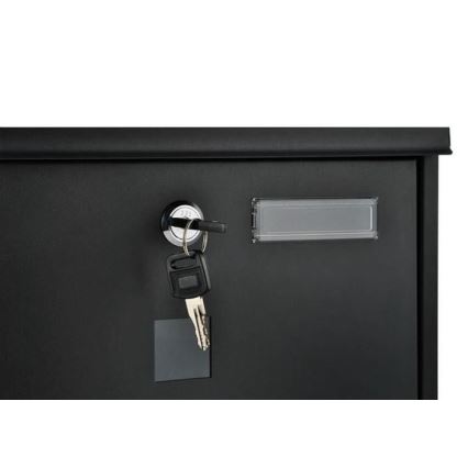 Mailbox 34x30,7 cm black