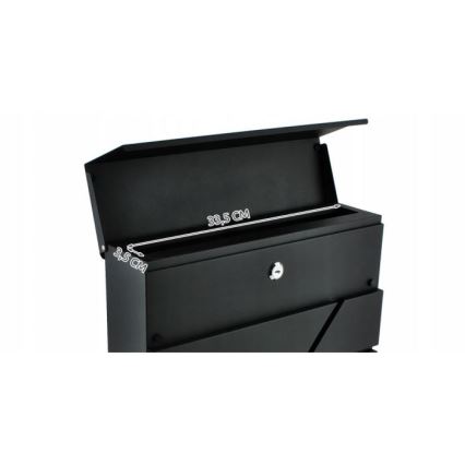 Mailbox 36,7x37 cm anthracite