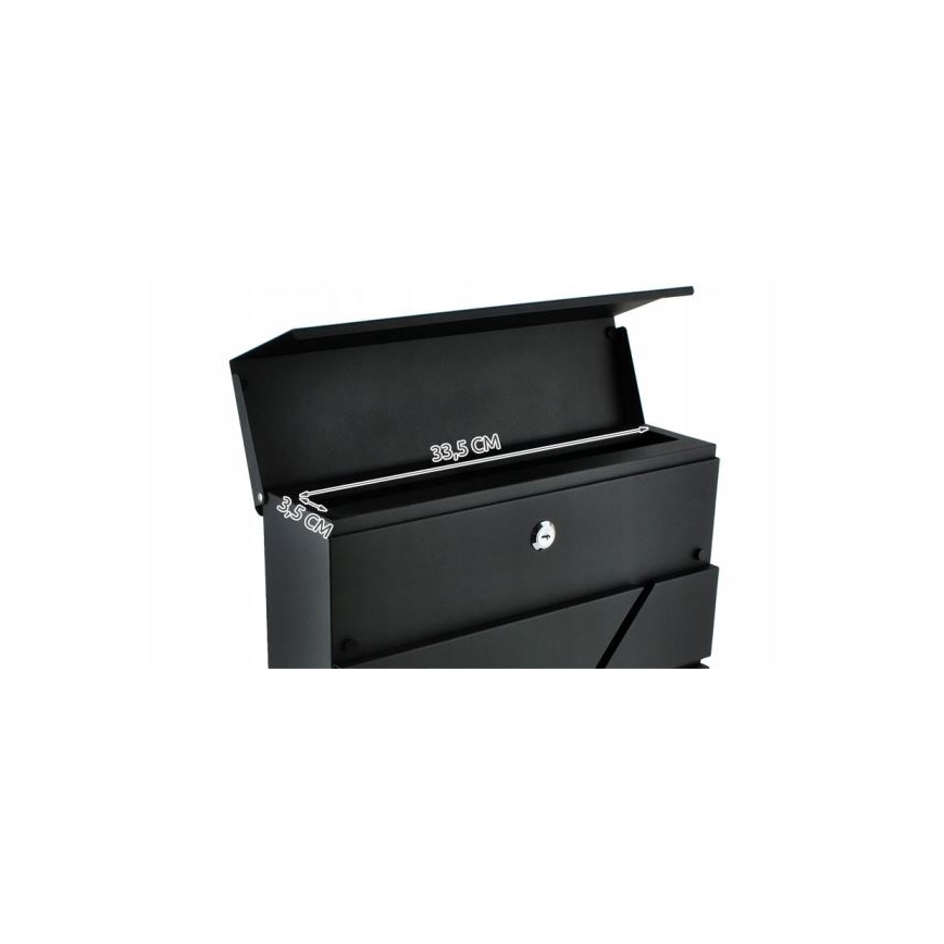 Mailbox 36,7x37 cm anthracite
