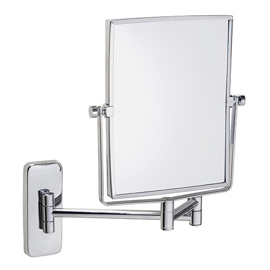 Makeup mirror 19,5x32 cm silver