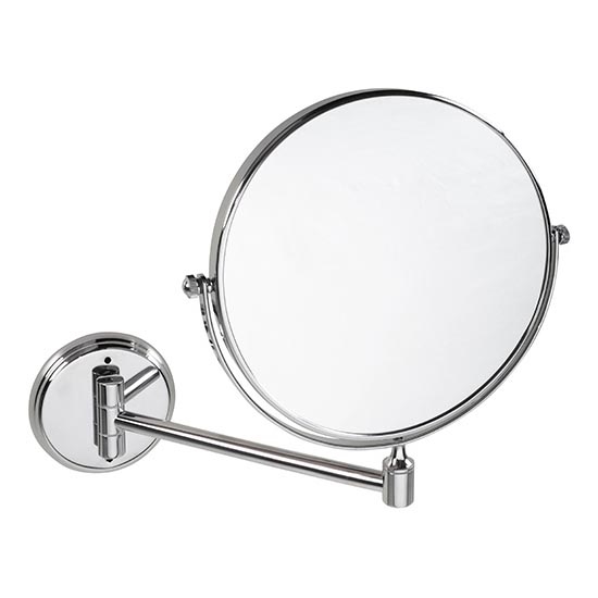 Makeup mirror 23x28 cm silver